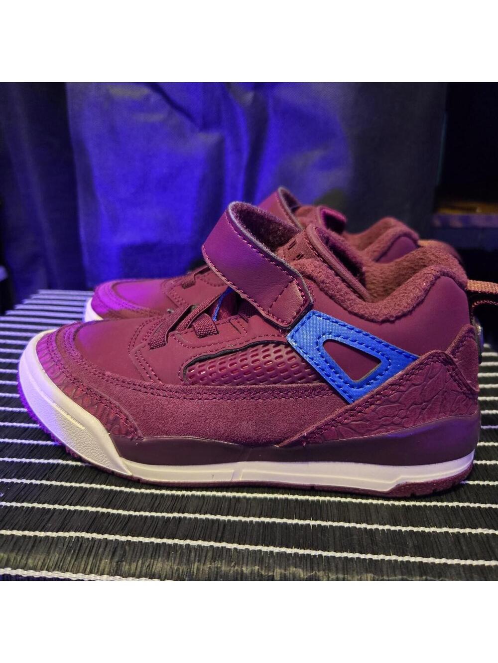 Jordan Spizike low Bordeaux/royal/sail NWOT. No box.